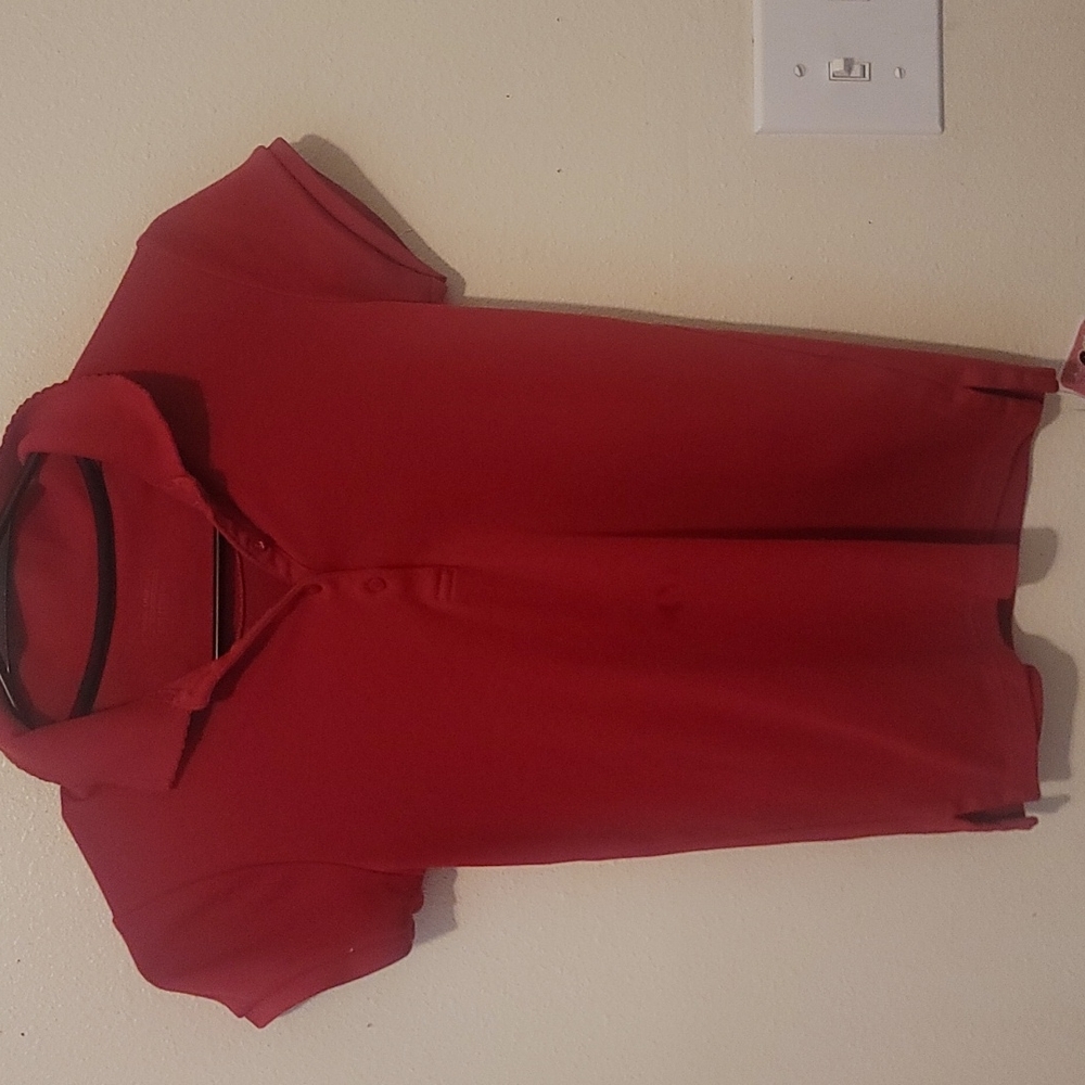 Nautica girls red shirt size12-14